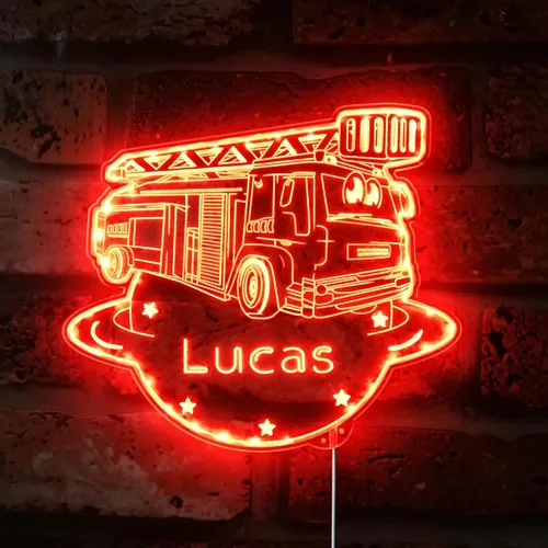 Vista 24 de ADVPRO Letrero LED de glamour dinámico RGB con nombre personalizado, forma de corte a borde, decoración 3D inteligente, señalización multicolor