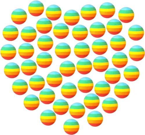 Vista 5 de 48 bolas de recambio para reventar, bolas de espuma suave de 1.2 pulgadas, color azul oscuro para recambios de burbujas