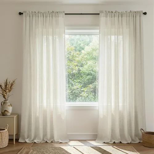 Vista 13 de Mrs.Naturall Cortinas azul marino de 90 pulgadas de largo para sala de estar, juego de 2 paneles con bolsillo para barra, cortinas reductoras