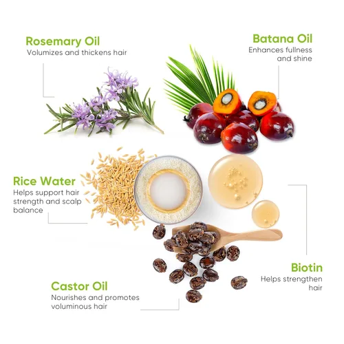 Vista 3 de Svvimer Spray de suero para el crecimiento del cabello, con aceite de batana de romero, biotina para pérdida de cabello y adelgazamiento