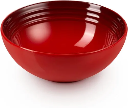 Vista 4 de Le Creuset Juego de vajilla de gres, 16 piezas, Cerise