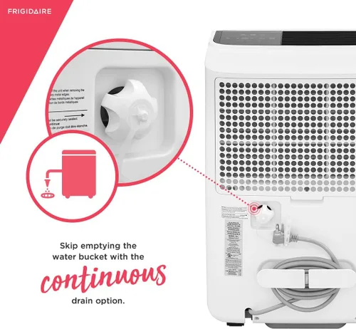 Vista 4 de Frigidaire deshumidificador de 60 pintas