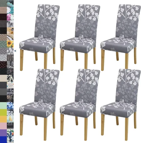 Vista 140 de BIETYONE - Fundas para sillas de comedor, juego de 2 fundas para sillas de comedor o cocina, lavables, protectoras, para sillas Parsons