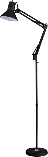 Vista 10 de Bostitch Office VLF100 - Lámpara de escritorio LED con brazo oscilante con montaje de abrazadera, alcance de 36 pulgadas, incluye bombilla LED
