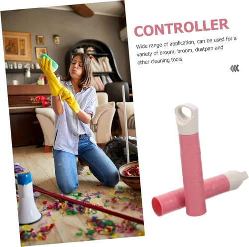 Vista 6 de TIDTALEO Mango de escoba, mango de tubo, mango de tendedero, mango de repuesto, mango de escoba, extremos roscados, escoba, escoba, trapeador, mango