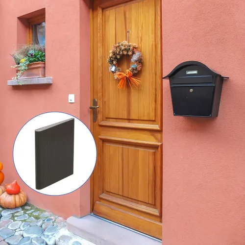Vista 6 de Jetec 14 Piezas Sellos de Esquina para Puerta Autoadhesivos Sello de Marco de Puerta Exterior Almohadilla de Esquina de Burletes Climatológicos