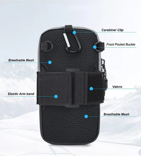 Vista 3 de Brazalete deportivo para correr, soporte para teléfono celular, bolsa cruzada para cinturón para Samsung Galaxy S21 FE S23 S22 Ultra S20 PlusGoogle