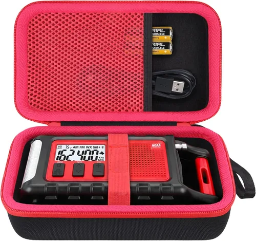 Vista 10 de co2CREA Reemplazo de estuche rígido para linterna de radio de alerta de emergencia Midland ER10VP