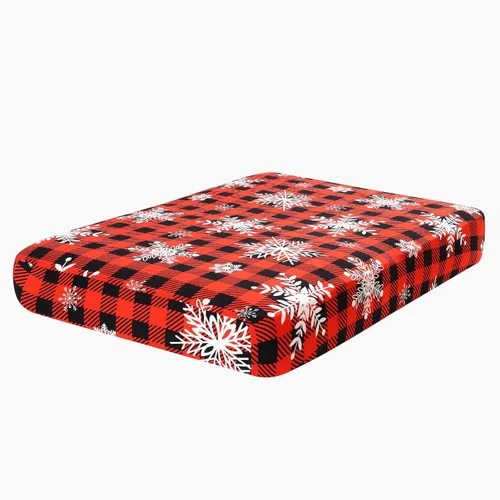 Vista 166 de hyha Fundas de cojín de sofá estampadas, fundas de sofá florales lavables para sofás con 2 cojines, fundas de cojín de patrón elástico para muebles