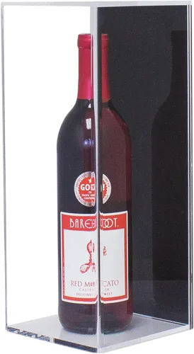 Vista 7 de Better Display Cases Vitrina de acrílico versátil con soporte deslizante y soporte de pared transparente (vertical u horizontal) - 5.5 x 5.5 x 13.25