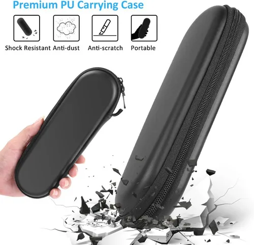 Vista 2 de TITACUTE iPencil - Funda de transporte compatible con Apple Pencil de 2ª generación para iPad Pro, funda con doble cremallera, funda protectora