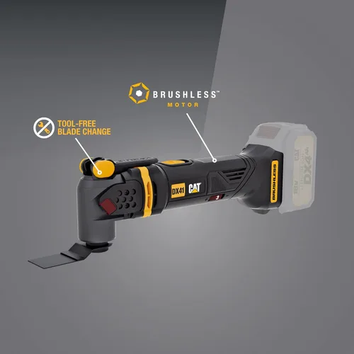 Vista 3 de Cat erpillar Cat 18V 1 FOR ALL Multiherramienta oscilante inalámbrica con motor sin escobillas (solo herramienta) - DX1B