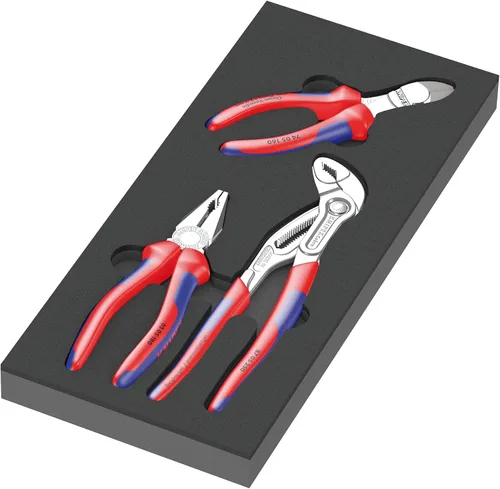 Wera 05150180001 9780 Inserto de espuma KNIPEX Alicates Set 1, 3 Piezas