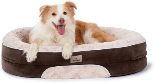 Vista 31 de Cama ortopédica para perros grandes - Gran sofá para perros lavable grande, sofá de espuma de apoyo para mascotas con funda extraíble y lavable
