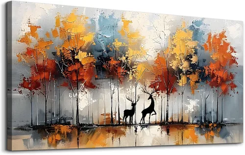 Vista 7 de Lapremoly Imágenes abstractas texturizadas para pared, decoración de pared para sala de estar, lienzo enmarcado, arte de pared para dormitorio