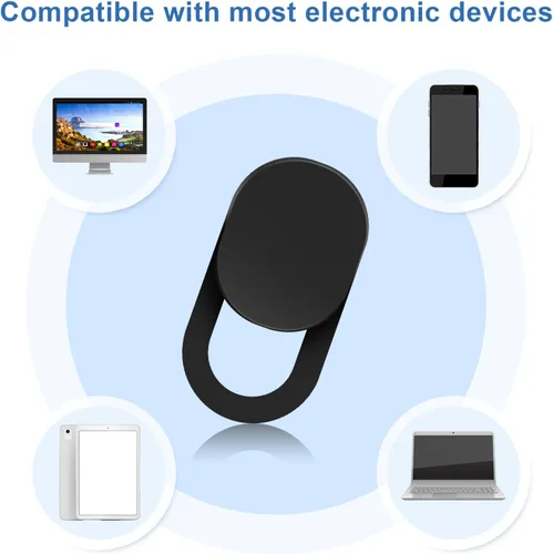 Vista 3 de 50 fundas para cámara de teléfono, cubierta de cámara web, cubierta de privacidad para cámara, cubierta deslizante para teléfono celular, fundas