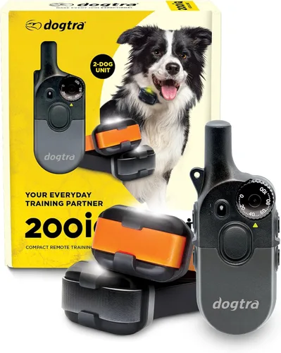 Vista 10 de Dogtra 200iQ Collar E de entrenamiento remoto – 100 niveles, tono, vibración, rango de 1/2 milla – Compacto, impermeable, control con una sola mano