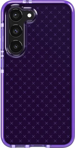 tech21 Evo Check - Funda para Samsung Galaxy S23, protección contra caídas de 16 pies, a prueba de golpes, resistente a los golpes y a los arañazos