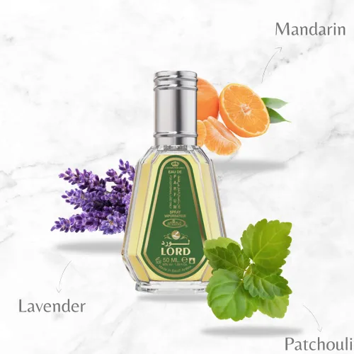 Vista 2 de Al-Rehab - Espray natural «Lord» para hombres, eau de parfum de 1.65 onzas líquidas