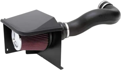 K&N - sistema de admisión de aire frío: Alto rendimiento; aumenta los caballos de fuerza: Compatible con Chevy/GMC/Cadillac 2007-2008 (Silverado