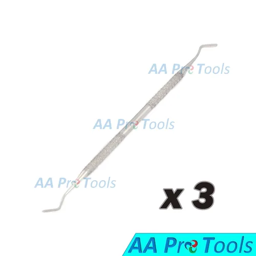 Vista 2 de 3 × HEIDEMANN Espátula dental de doble extremo 3MM Instrumento de llenado restaurador dental