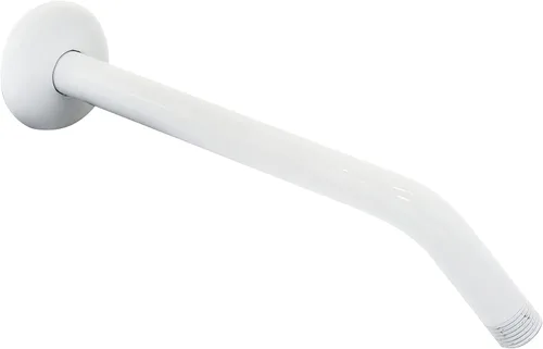 Vista 10 de Westbrass A302-1-62 1/2" IPS x 10" Brazo de ducha de montaje en pared con brida de agarre seguro, negro mate