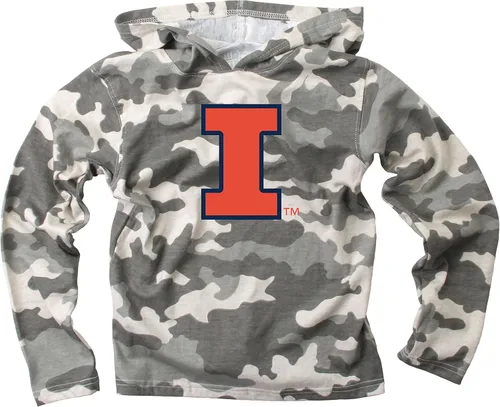 Vista 29 de Wes and Willy Camiseta de manga larga con capucha de camuflaje para niños