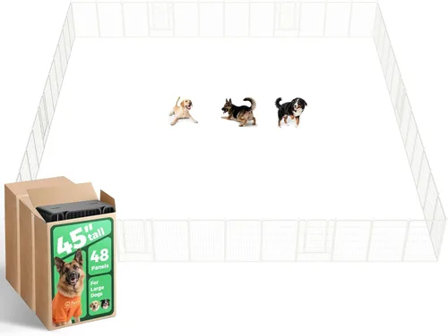 Vista 69 de FXW Rollick - Corralito para perros para patio, campamento con casa rodante, patentado, 24 pulgadas, 2 paneles