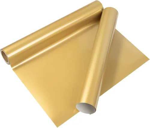 Vista 41 de VINYL FROG Paquete de 6 rollos de vinilo HTV de 12 x 3 pies de transferencia de calor para camisetas, amarillo, granate, camello, vinilo