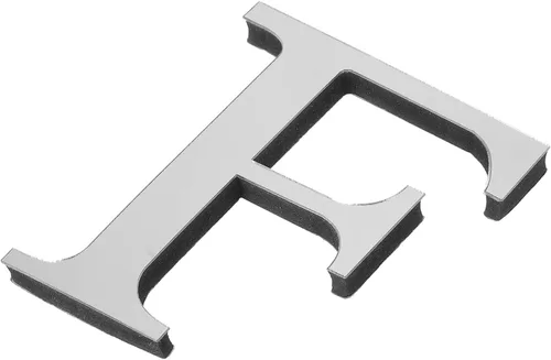 Vista 30 de PATIKIL Adhesivos de pared de acrílico 3D con letras A, autoadhesivas, para decoración del hogar, letrero artístico, para bricolaje, decoración