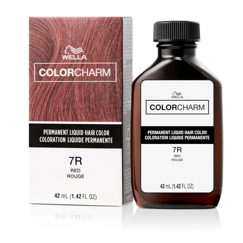 Vista 14 de WELLA Color Charm Color Charm - Tinte líquido permanente para el cabello para cobertura de canas, rojo