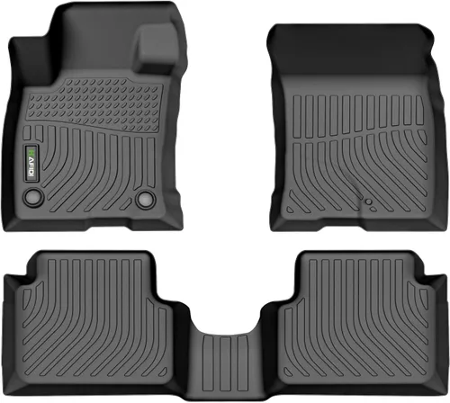 Vista 10 de HAFIDI® - Tapetes para auto con almacenamiento debajo del asiento, para todo clima, antideslizantes, de elastómero termoplástico, para la primera