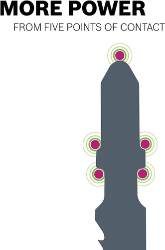 Vista 4 de Bosch 100 piezas 5-1/4 pulgadas 5-10P TPI Progressor para madera con clavos T-Shank Hojas de sierra caladora