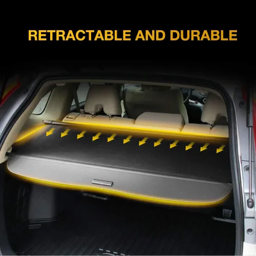 Vista 3 de Auxmart - Pantalla de protección retráctil, cubre carga, gris