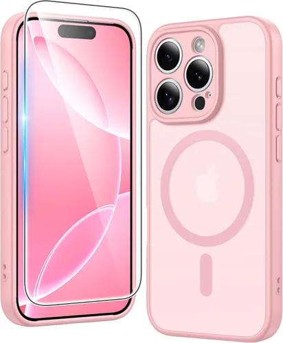 Vista 371 de FNTCASE para iPhone Air Case Clear: Fundas magnéticas para teléfono con protector de pantalla a prueba de caídas, compatibles con Magsafe, delgadas