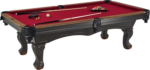 Vista 9 de Barrington Billiards Mesa de billar de múltiples estilos, campos de juego premontados con juegos completos de accesorios de billar, perfecta