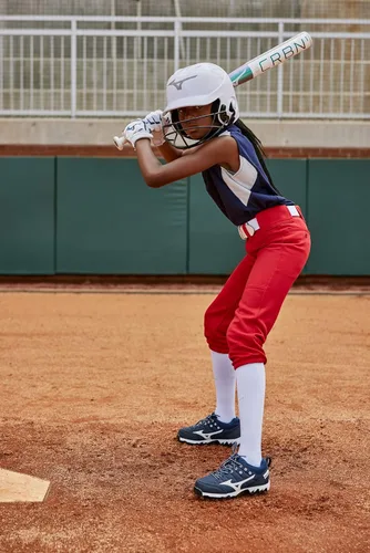 Vista 3 de Mizuno Girls' Belted Fastpitch Softball Pant