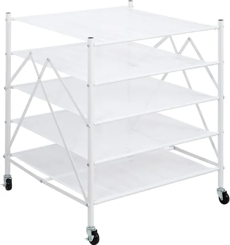 Vista 9 de STORAGE MANIAC Estante para Secar Suéteres, Estante de Secar Ropa de Malla, Estante de Secar Ropa de lavandería Apilable, Secador Plano