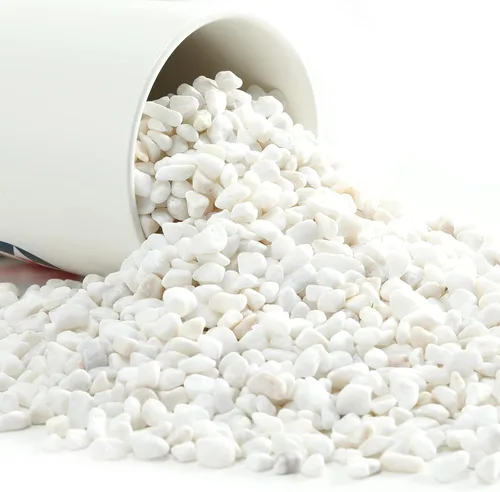 Boniosz 1.09kg Rocas para plantas suculentas y cactus bonsai, grava blanca para terrario, jardinería de hadas, capa superior de la maceta, mini
