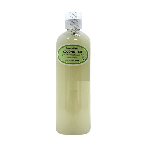 Dr Adorable - 24 oz - Aceite de coco 76 grados - 100% puro natural orgánico prensado en frío (2 de 12 oz)
