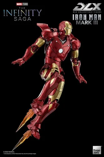 Vista 8 de Marvel Infinity Saga: Iron Man Mark 3 Deluxe Figura de acción a escala 1:12