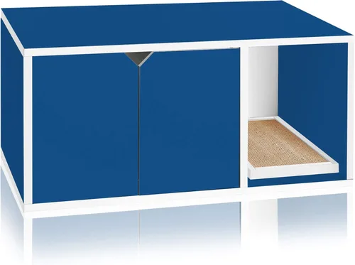 Vista 9 de WAY BASICS Caja de arena para gatos Muebles ocultos (almohadilla de arañazos incluida)