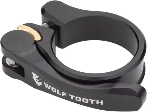 Vista 9 de Wolf Tooth Abrazadera de tija de sillín de liberación rápida QR - 1.126 in, verde