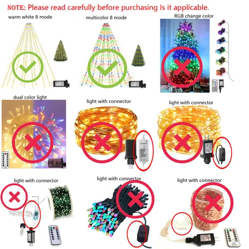 Vista 4 de Transformador LED de 8 modos de luz LED de 12 V, fuente de alimentación de clase 2, transformador de bajo voltaje, adaptador de enchufe de EE. UU.