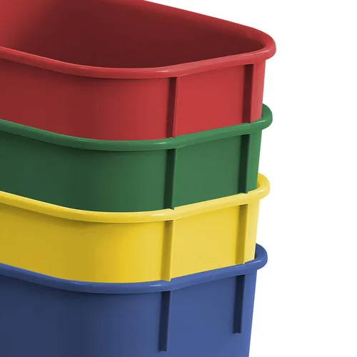 Vista 8 de Acrimet cubo de basura para reciclado 13 QT (4 unidades)