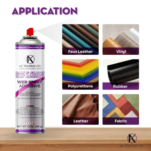 Vista 2 de AK TRADING CO. Adhesive Spray Upholstery Foam Cushion CertiPUR-US® Certified. (Seat Replacement, Upholstery Sheet, Foam Padding)