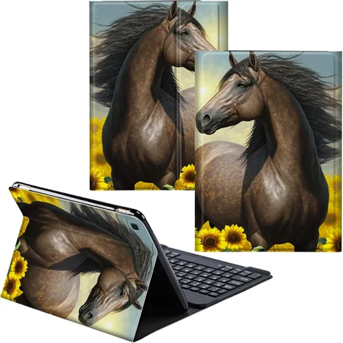 Vista 66 de Funda para Samsung Galaxy Tab S6 Lite 2022/2020 Teclado inalámbrico desmontable y cubierta de cuero PU Funda protectora para tableta para Samsung