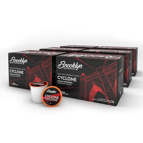 Vista 12 de Brooklyn Beans - Cápsulas de café gourmet de tostado ligero, compatibles con 2.0 cápsulas de café Keurig, 72
