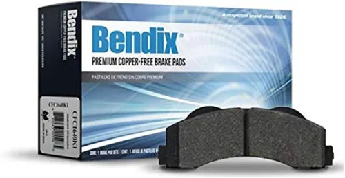Vista 215 de Pastillas de freno delanteras semi-metálicas Bendix Priority1 CFM1774 para Ford Transit 2019-2017, Transit-150 2021-2015, Transit-250 2021-2015