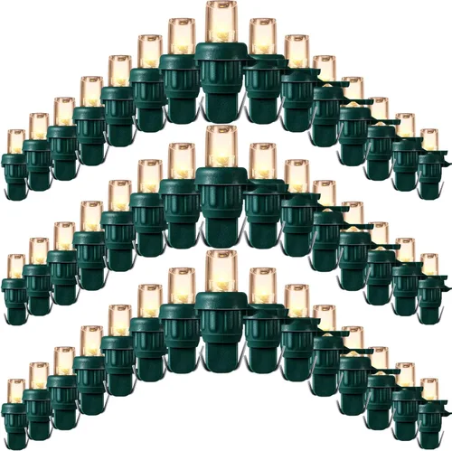 Vista 13 de Bombillas de repuesto LED Honoson de 5 mm para luces de cadena de Navidad, juego de luces de alambre de ángulo amplio LED para decoración del hogar